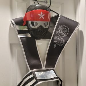 Ninja costume with light up mask